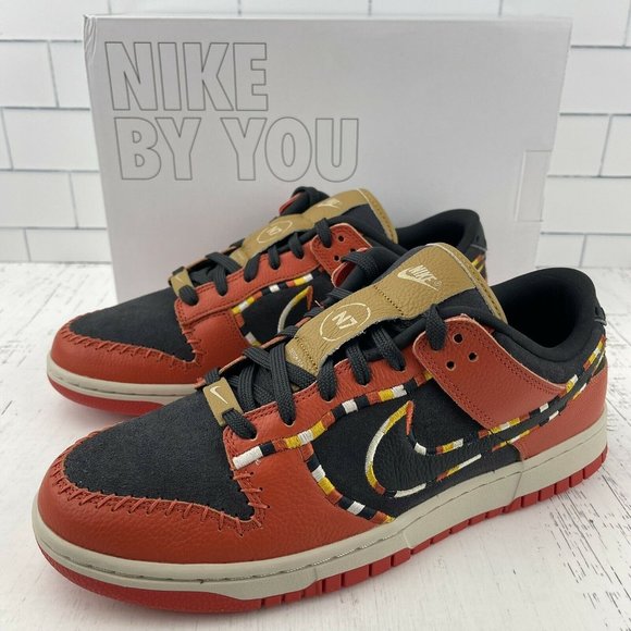 Nike Dunk Low Size 9.5 Mens N7‎ Lauren Schad Chicago Red White Black Womens 11 main image 5